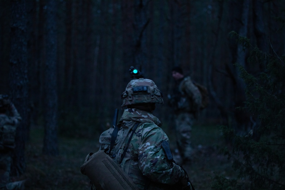 Force-on-Force training at Project Flytrap: U.S. Army 2d Cavalry Regiment integrates new technology and equipment with Allied forces