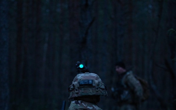 Force-on-Force training at Project Flytrap: U.S. Army 2d Cavalry Regiment integrates new technology and equipment with Allied forces