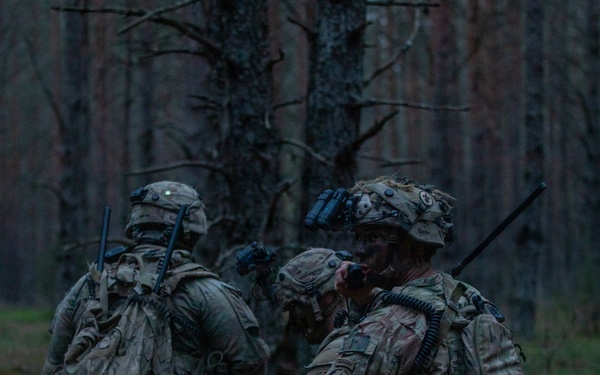 Force-on-Force training at Project Flytrap: U.S. Army 2d Cavalry Regiment integrates new technology and equipment with Allied forces