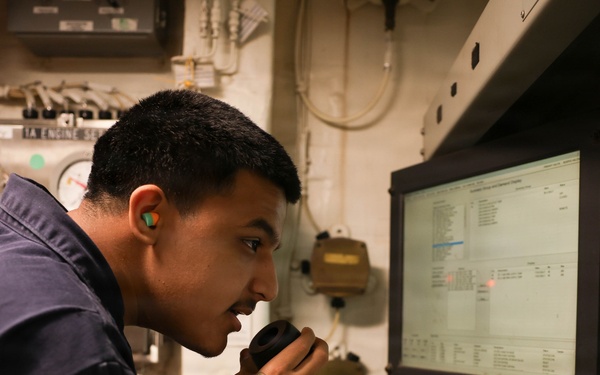 USS Thomas Hudner (DDG 116) Conducts Engineering Drill