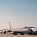 Air Force Maintainers conduct KC-135 post-flight inspection