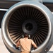 Air Force Maintainers conduct KC-135 post-flight inspection
