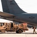 Air Force Maintainers conduct KC-135 post-flight inspection