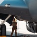 Air Force Maintainers conduct KC-135 post-flight inspection