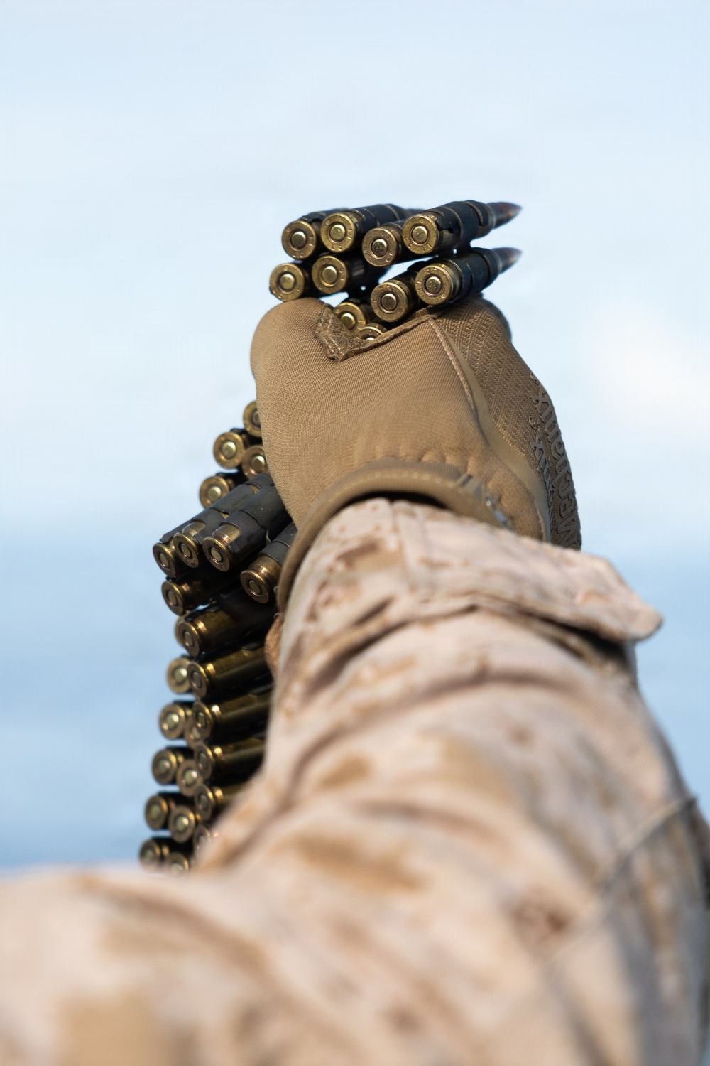 11th MEU Marines, Sailors Conduct M240B Machine Gun Live Fire Aboard USS Comstock
