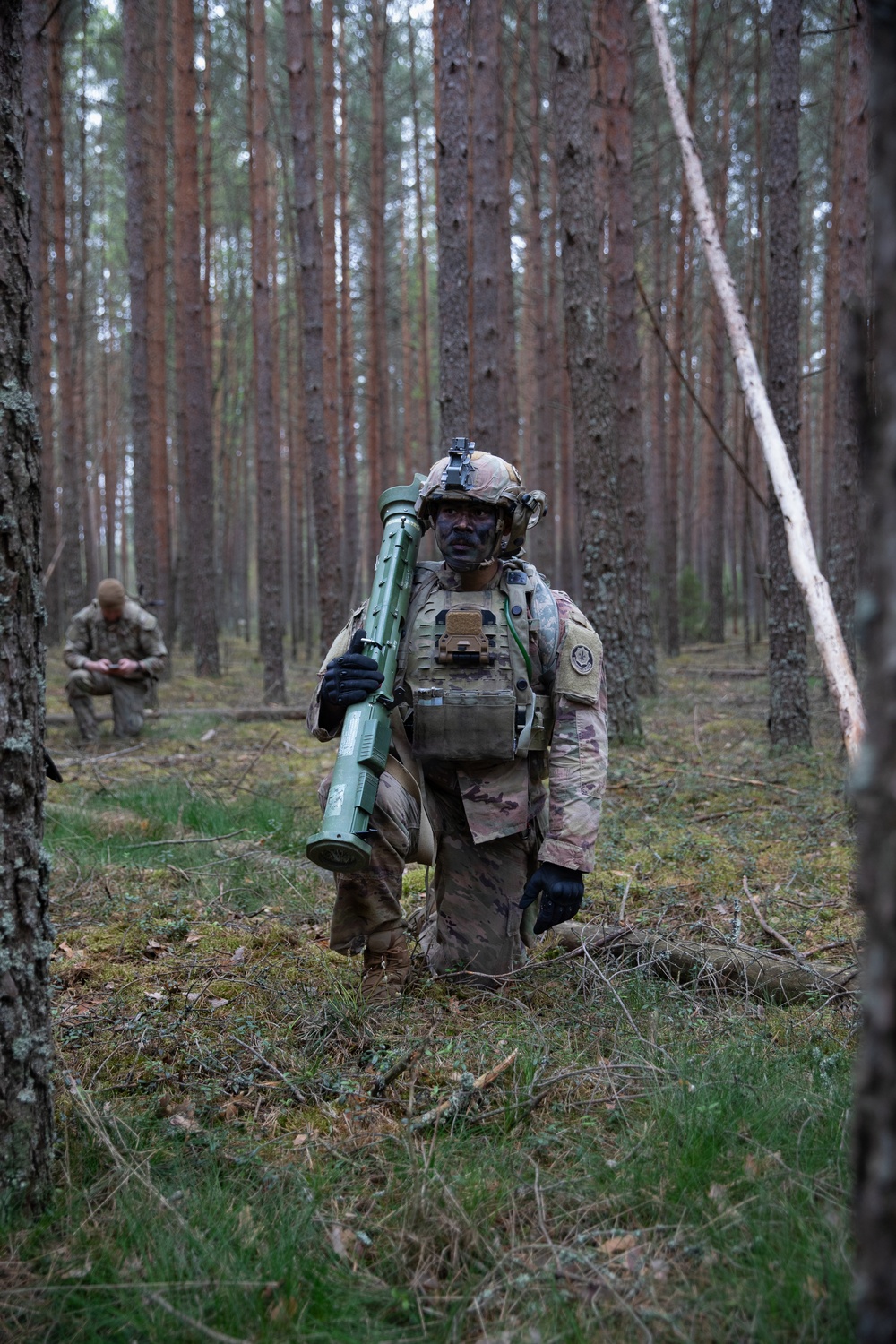 2nd Cavalry Regiment, U.K. Parachute Regiment conduct training operations during Project Flytrap