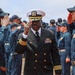 John Finn Conducts a Change of Command Ceremony