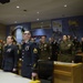 U.S. Army Reserve Soldiers stand in formation during the 79V ARCC Course