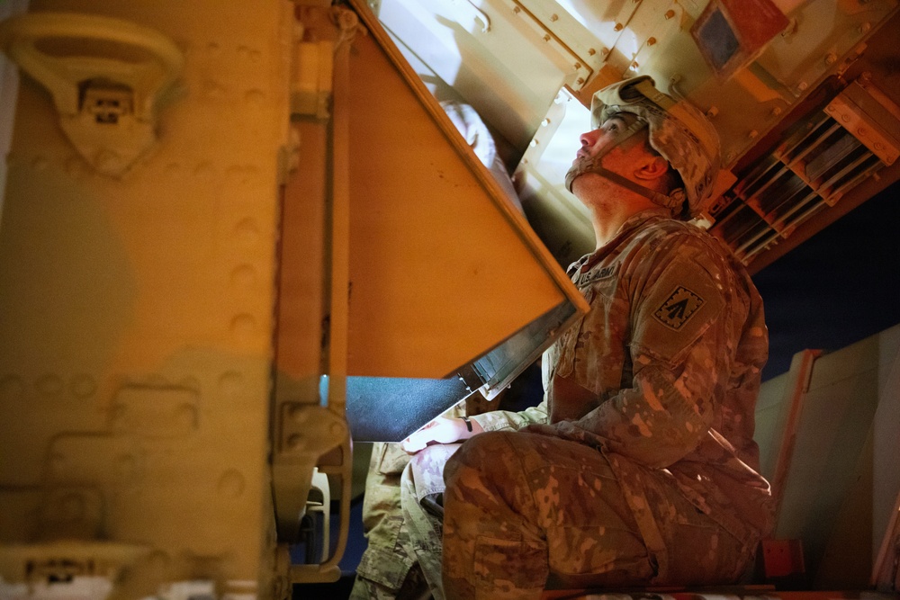 U.S. Army Soldiers Conduct Operations in the Middle East