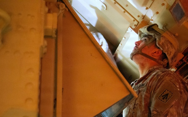 U.S. Army Soldiers Conduct Operations in the Middle East