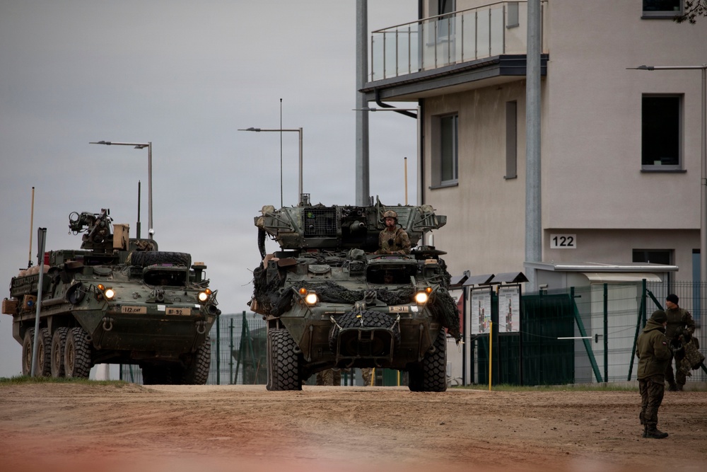 2d Cavalry Regiment, Polish armed forces sharpen air-land coordination during Saber Strike