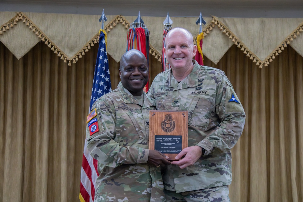 National Day of Prayer Breakfast Held at Fort Hood