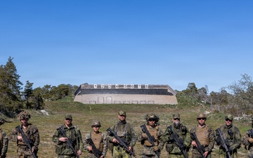 U.S. Marines, Swedish Soldiers conduct small unit tactics and medical training during Aurora 26