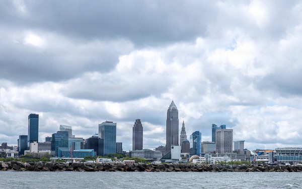 Future USS Cleveland Arrives in Cleveland Ahead of Commissioning