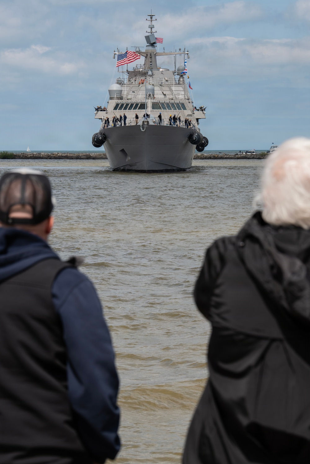 Future USS Cleveland Arrives in Cleveland Ahead of Commissioning