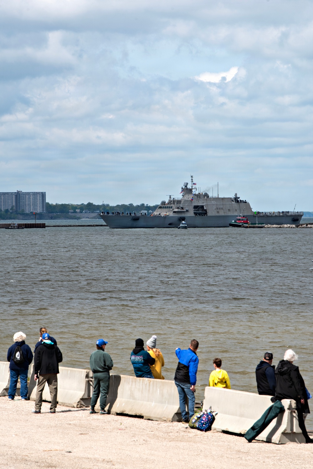 Future USS Cleveland Arrives in Cleveland Ahead of Commissioning