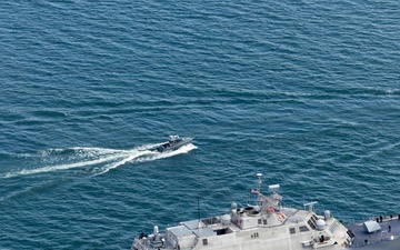 USS Cleveland (LCS 31) Arrives in Cleveland, Ohio