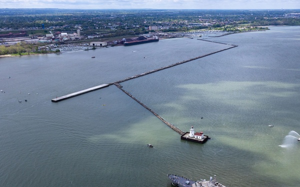 USS Cleveland (LCS 31) Arrives in Cleveland, Ohio