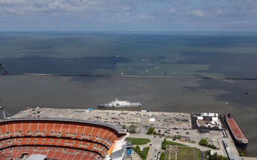 USS Cleveland (LCS 31) Arrives in Cleveland, Ohio