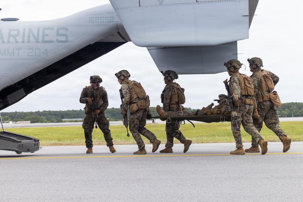 The 2026 MCAS Cherry Point Air Show MAGTF Demo