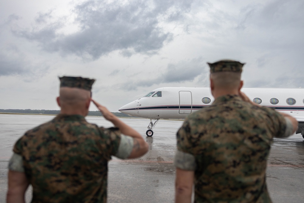 38th Assistant Commadant of the Marine Corps lands at MCAS Beaufort