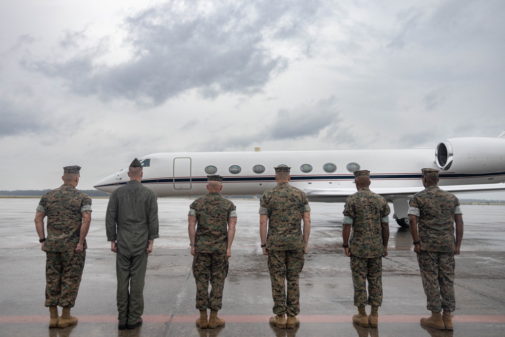 38th Assistant Commadant of the Marine Corps lands at MCAS Beaufort