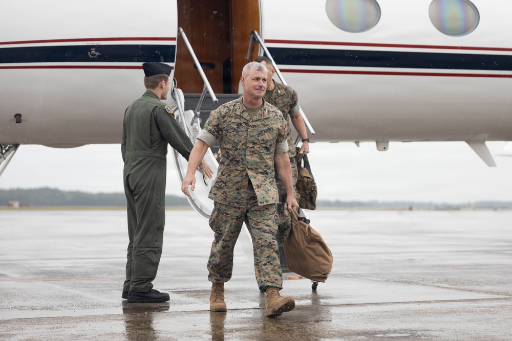 38th Assistant Commadant of the Marine Corps lands at MCAS Beaufort