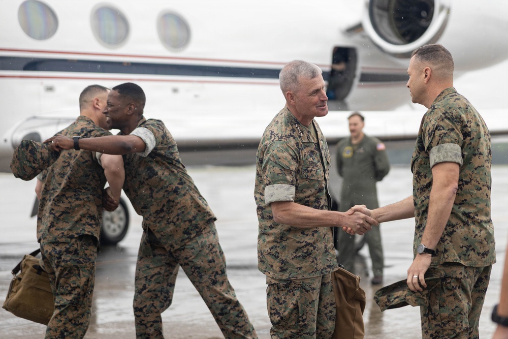 38th Assistant Commadant of the Marine Corps lands at MCAS Beaufort