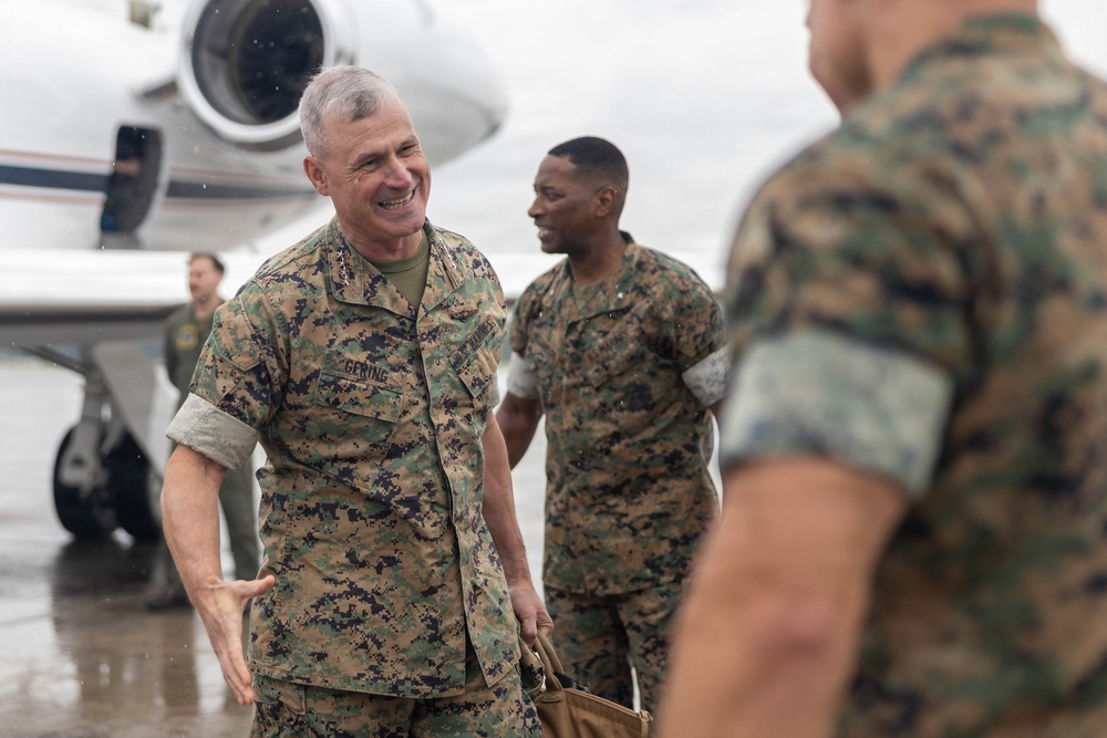 38th Assistant Commadant of the Marine Corps lands at MCAS Beaufort