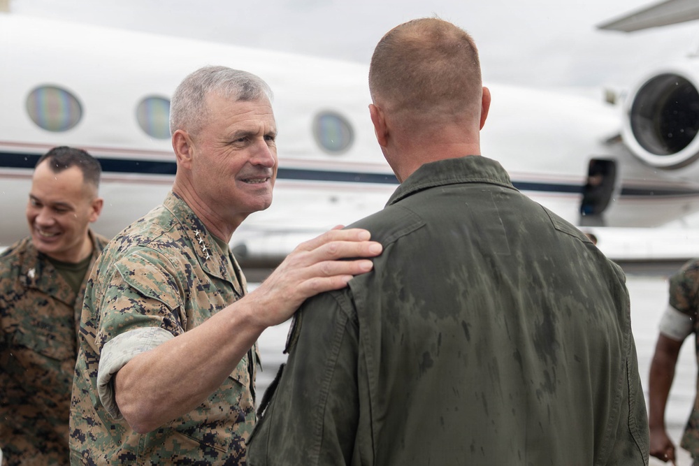 38th Assistant Commadant of the Marine Corps lands at MCAS Beaufort