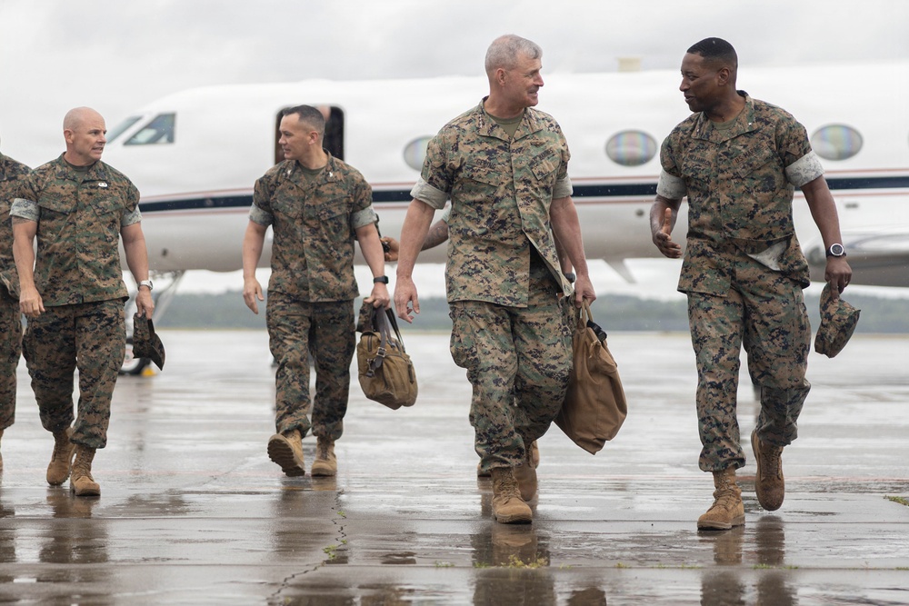 38th Assistant Commadant of the Marine Corps lands at MCAS Beaufort