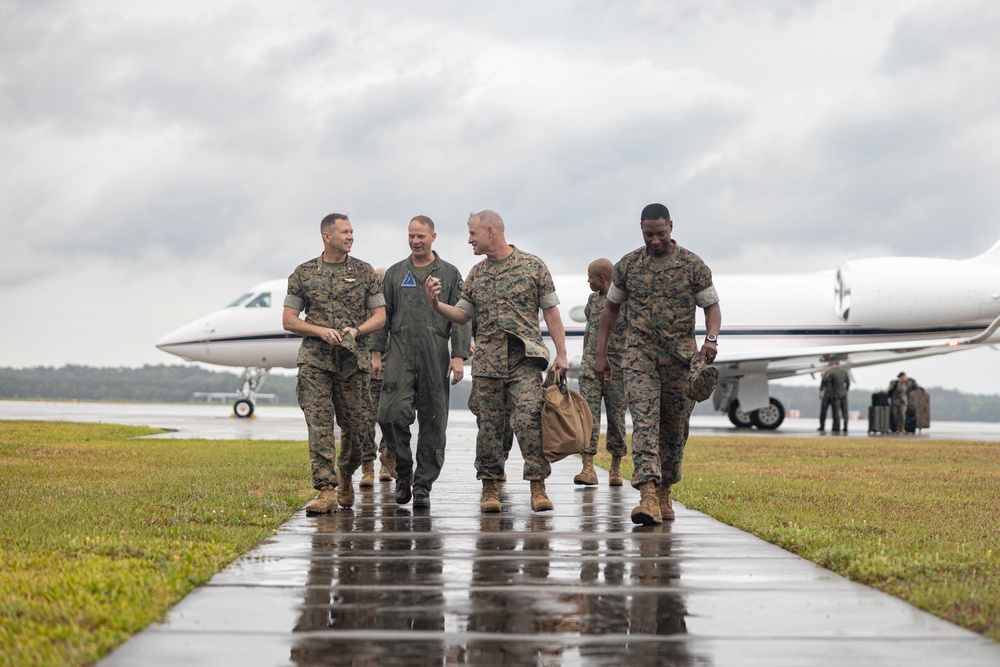 38th Assistant Commadant of the Marine Corps lands at MCAS Beaufort