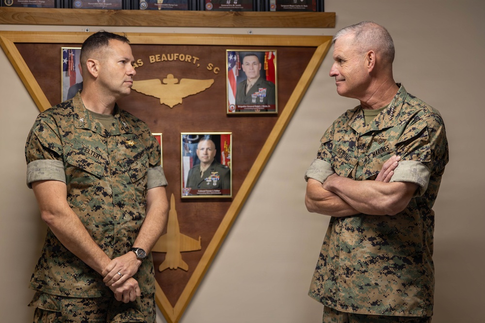 38th Assistant Commadant of the Marine Corps lands at MCAS Beaufort