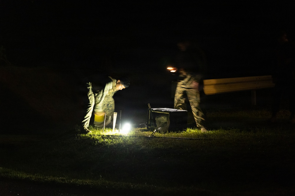 Kaiju Rain 26: 7th Communication Battalion Marines conduct night operations