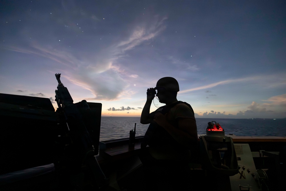 USS Fitzgerald Balabac Straight