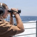 Sailor Stands Watch aboard USS George H.W. Bush (CVN 77)