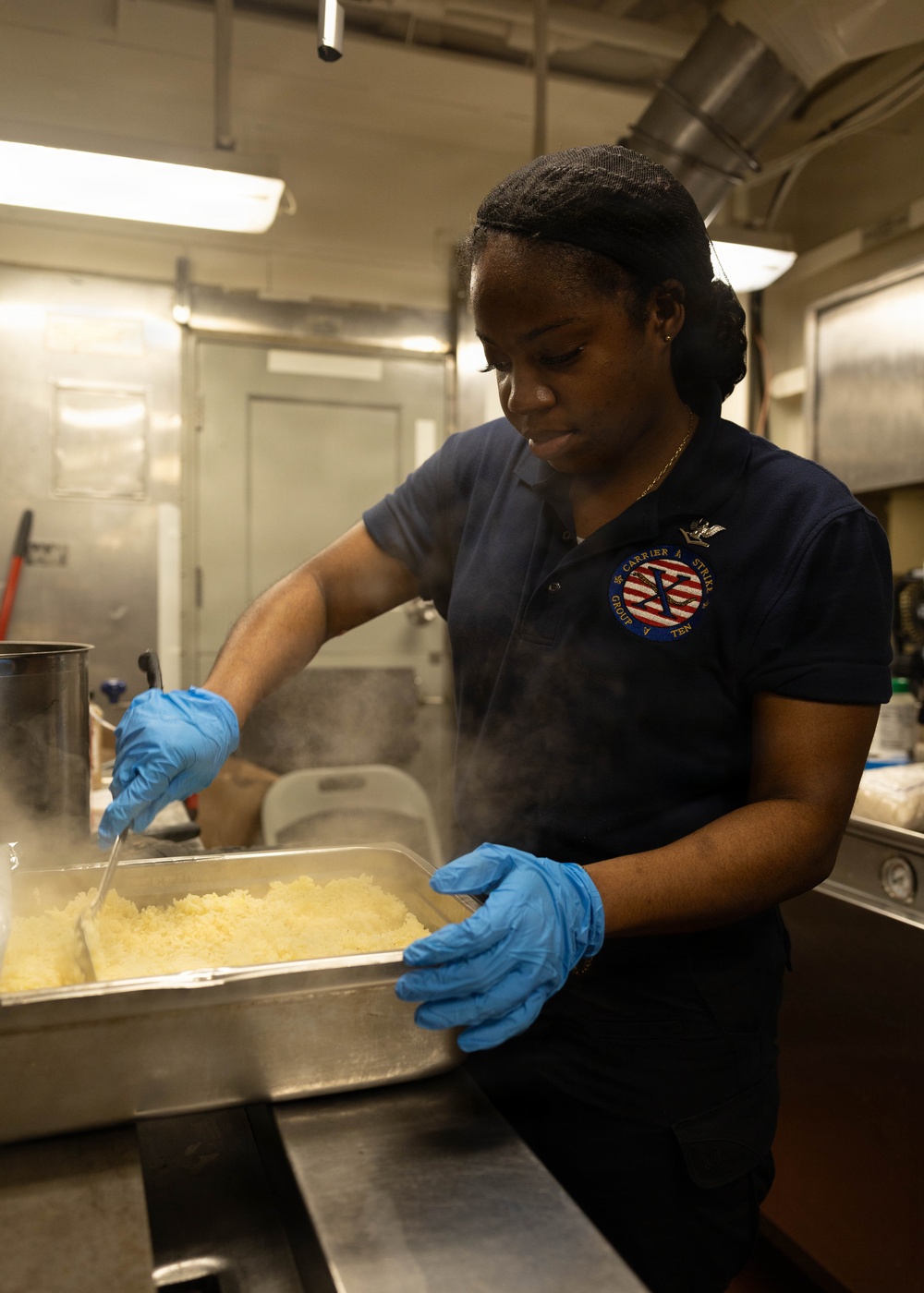 Food Preparation aboard USS George H.W. Bush (CVN 77)