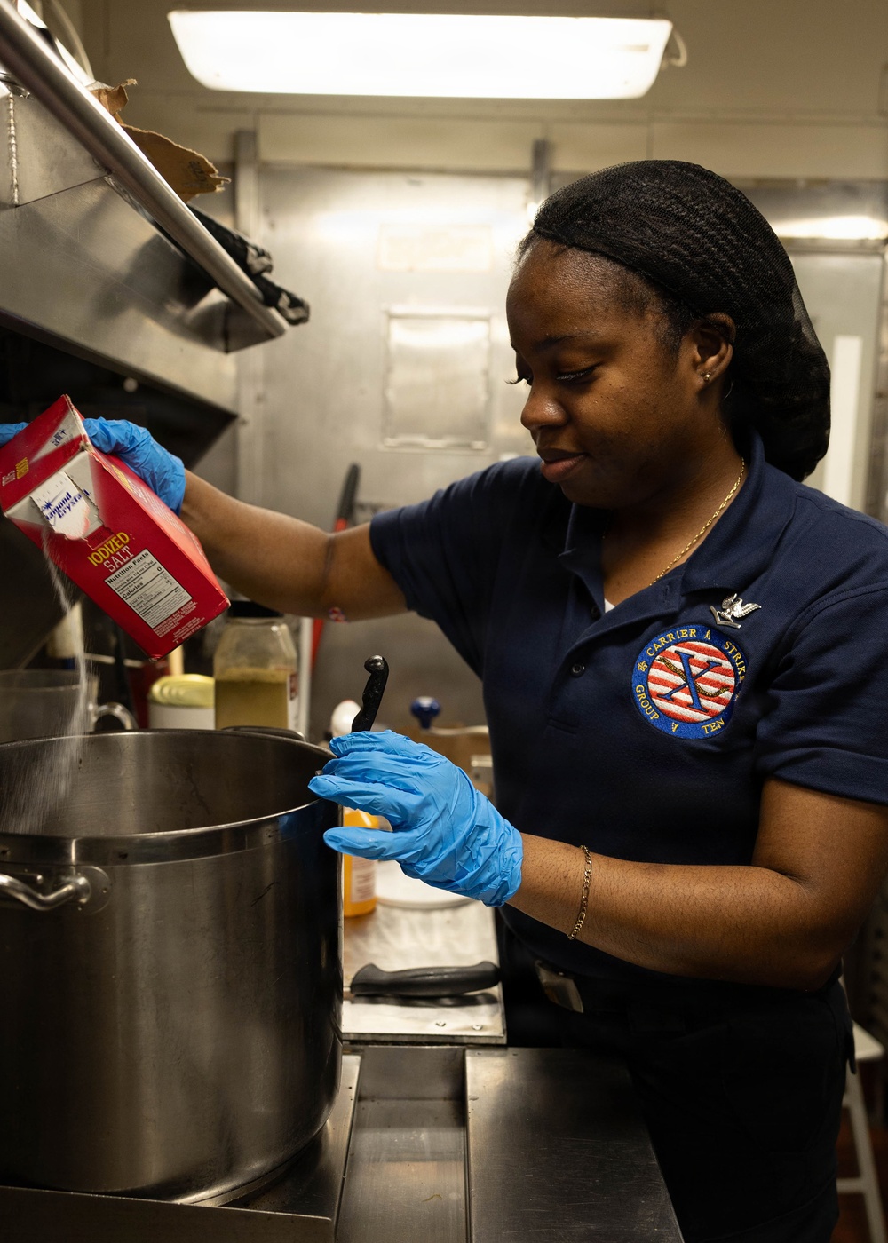 Food Preparation aboard USS George H.W. Bush (CVN 77)