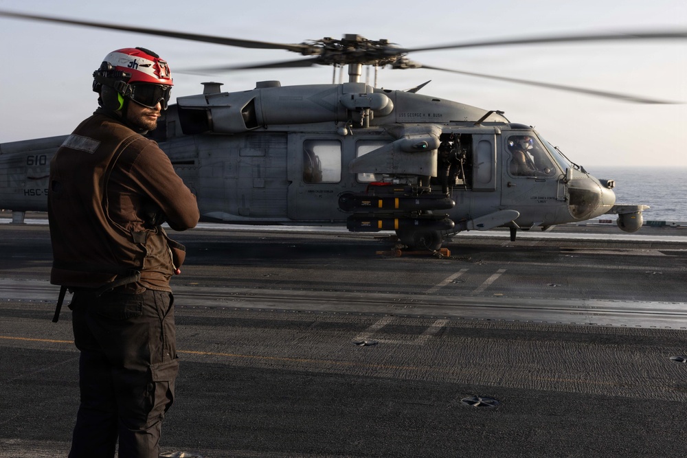 Flight Operations aboard USS George H.W. Bush (CVN 77)