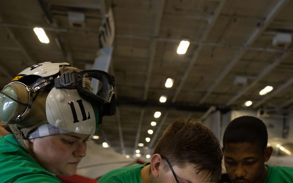 Aircraft Maintenance aboard USS George H.W. Bush (CVN 77)