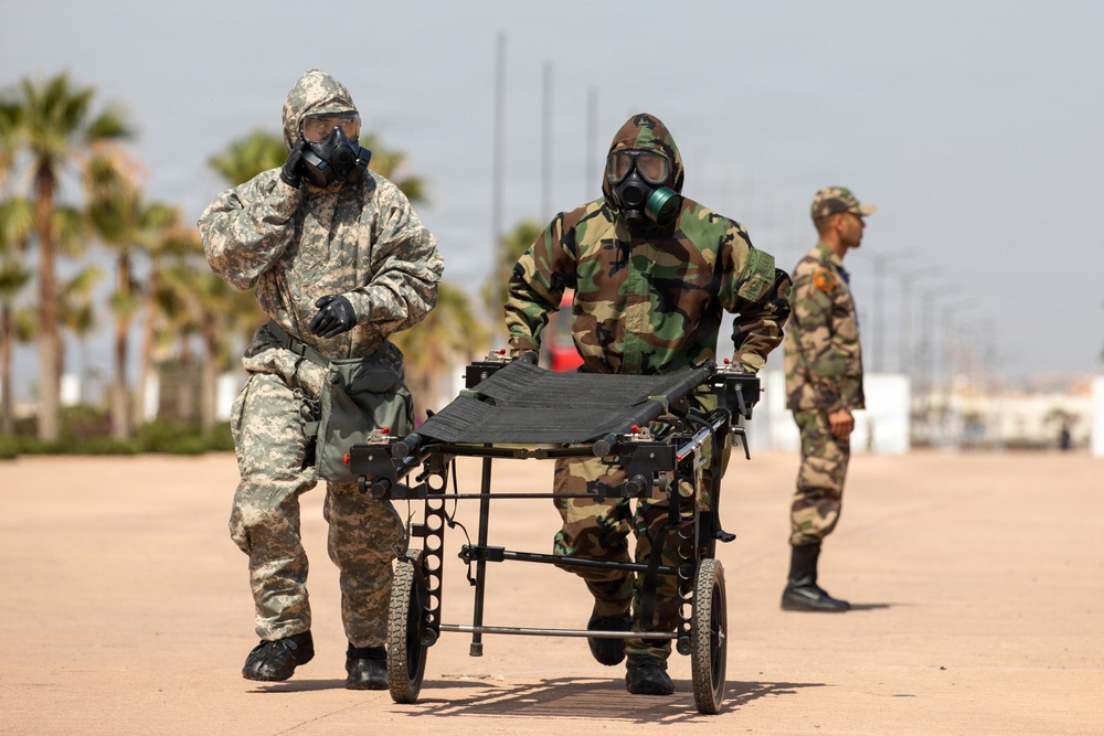 US, Moroccan forces train to counter WMD threats during African Lion 26