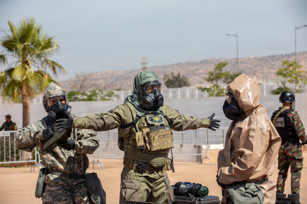 US, Moroccan forces train to counter WMD threats during African Lion 26