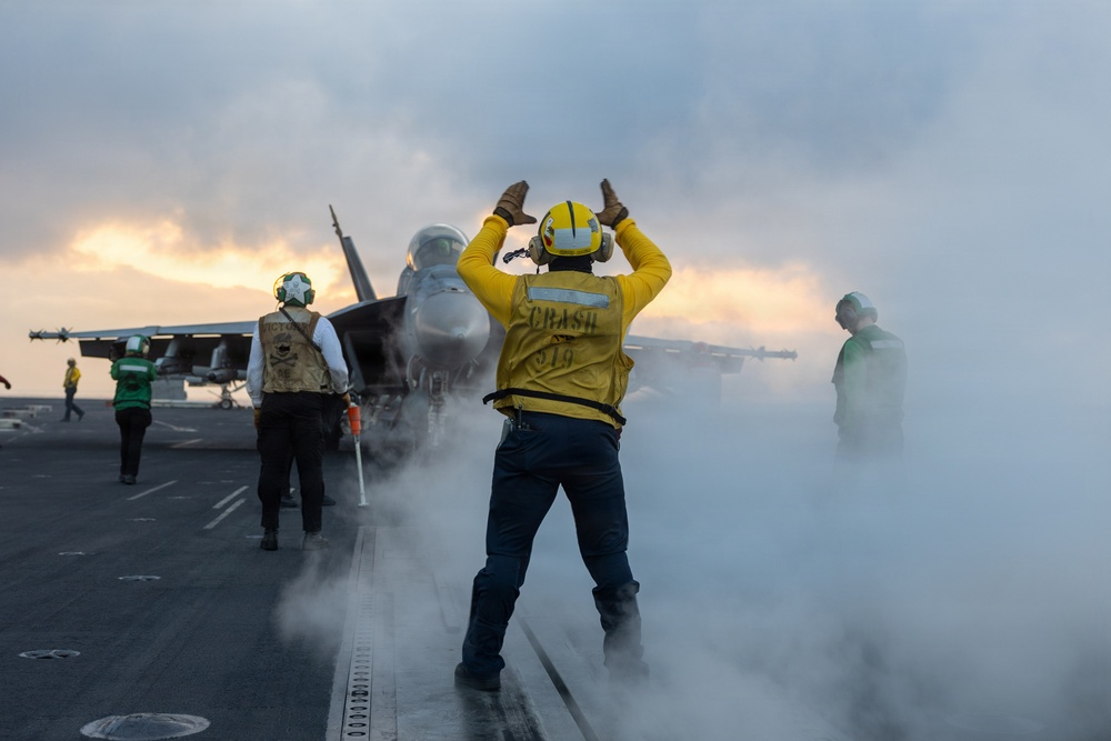 Flight Operations aboard USS George H.W. Bush (CVN 77)