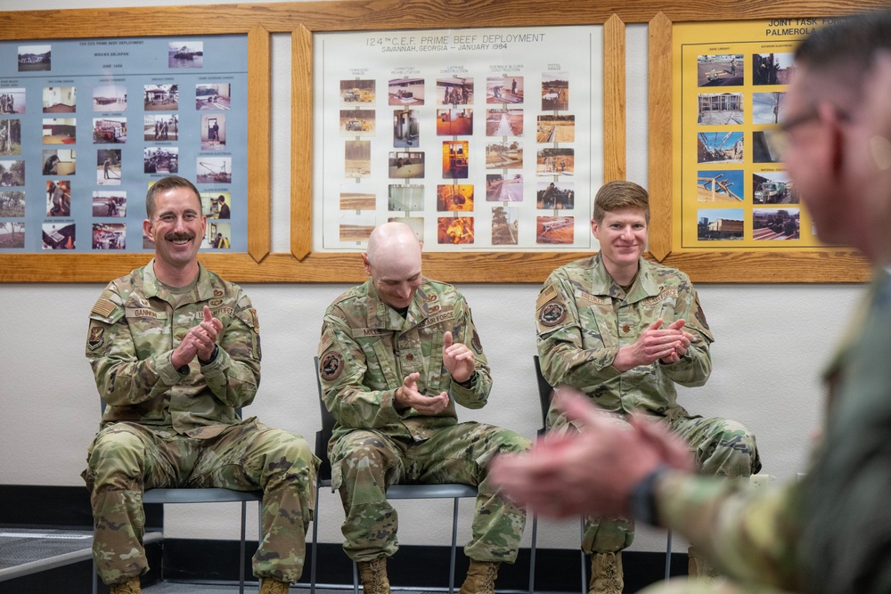 124 CES Change of Command