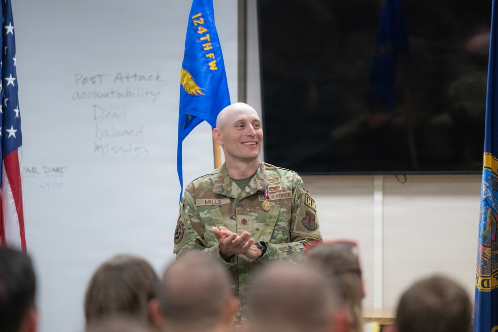 124 CES Change of Command