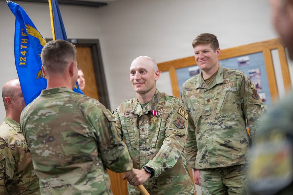 124 CES Change of Command