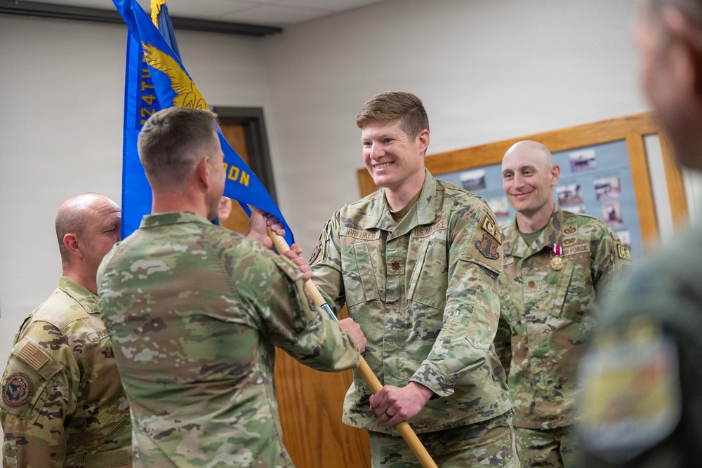 124 CES Change of Command