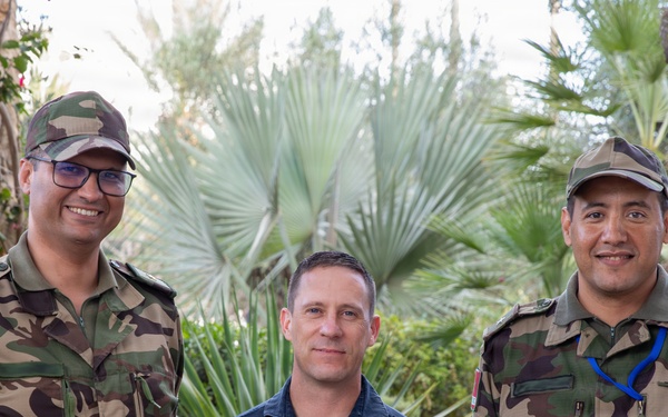 SETAF-AF senior enlisted leader welcomed by Royal Moroccan Armed Forces during African Lion 26