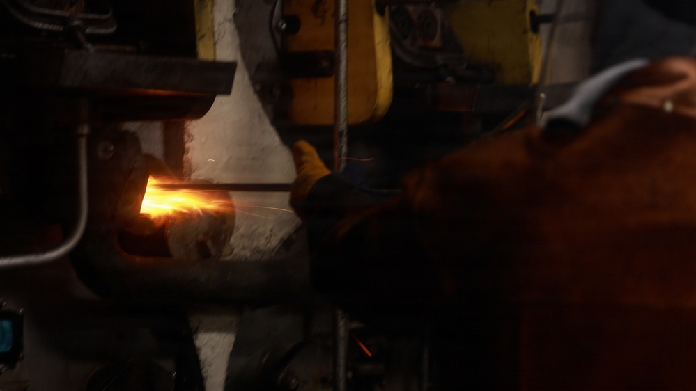USS Iwo Jima Sailors Preform Boiler Maintenance