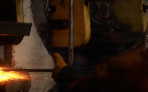 USS Iwo Jima Sailors Preform Boiler Maintenance